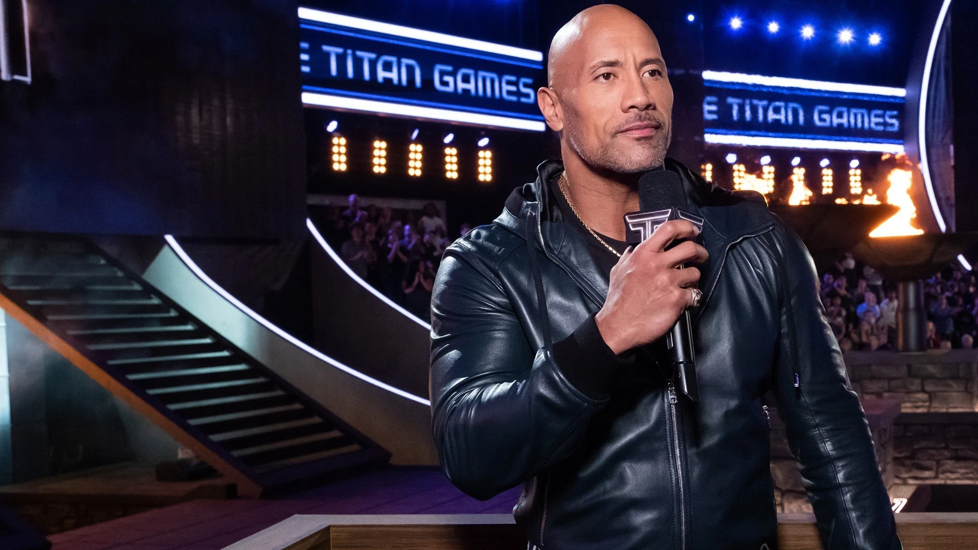 Titan Games con The Rock