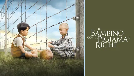 Il bambino con il pigiama a righe