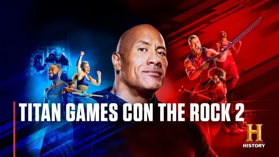 Titan Games con The Rock