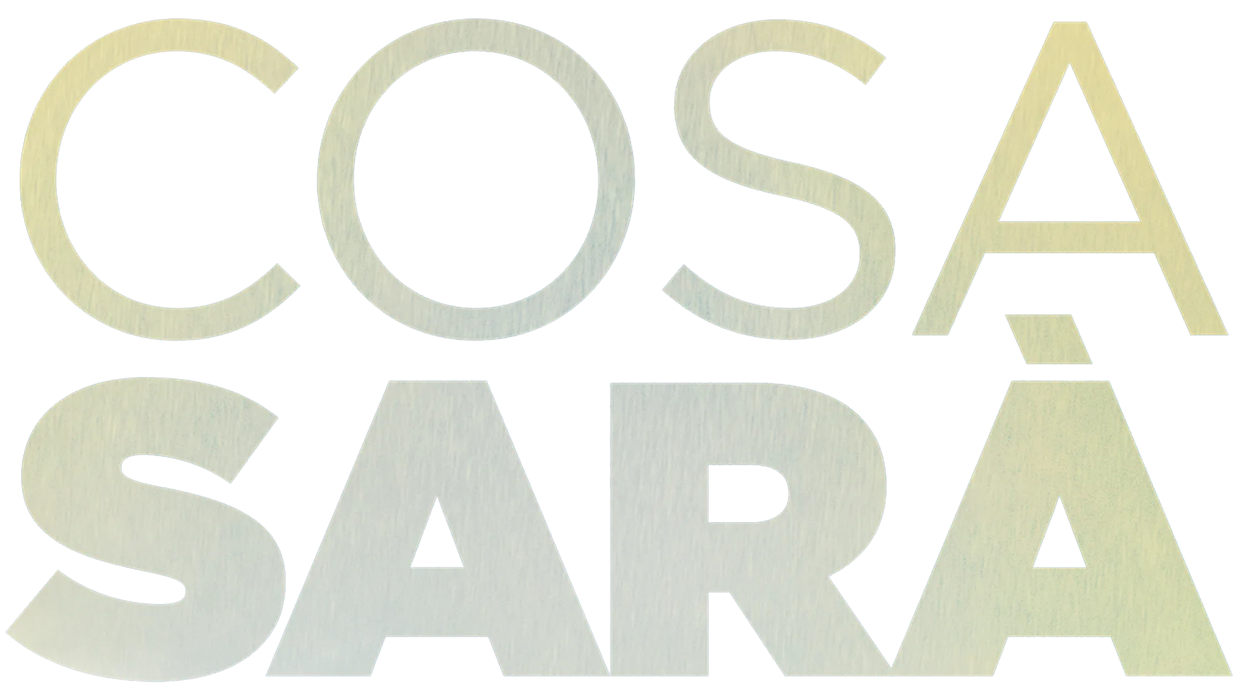 Cosa sarà
