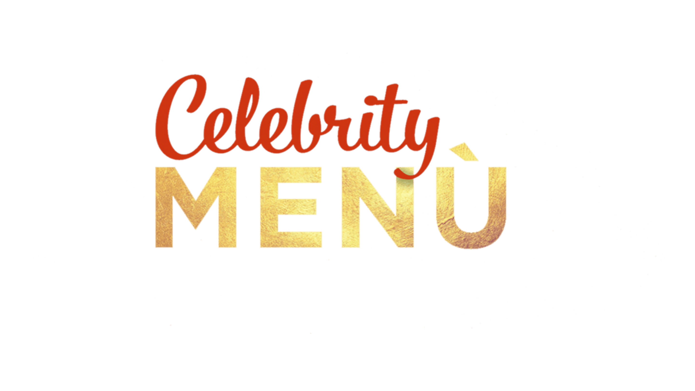 Celebrity menù - Buone feste