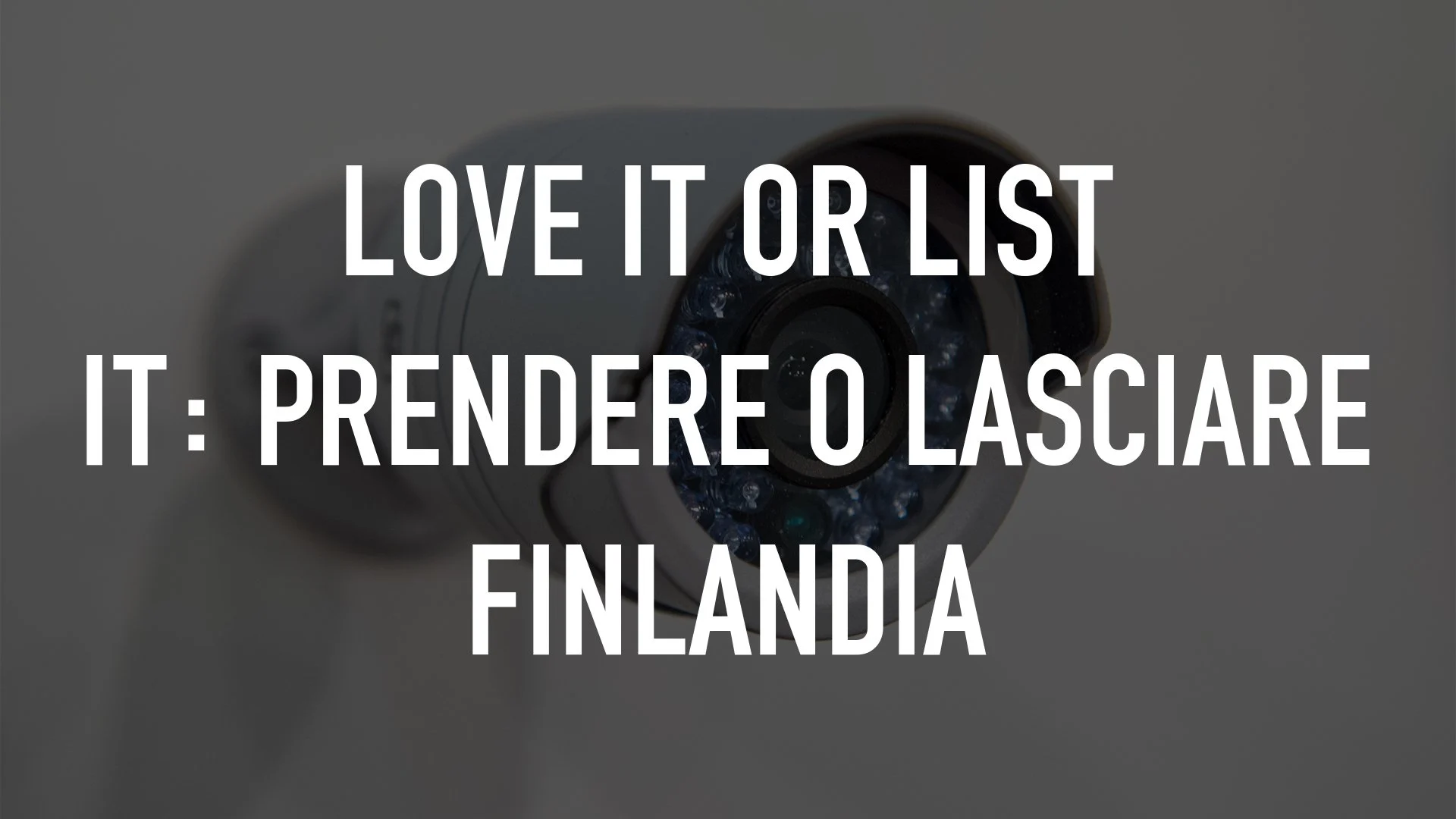Love It Or List It Finland stagione 1