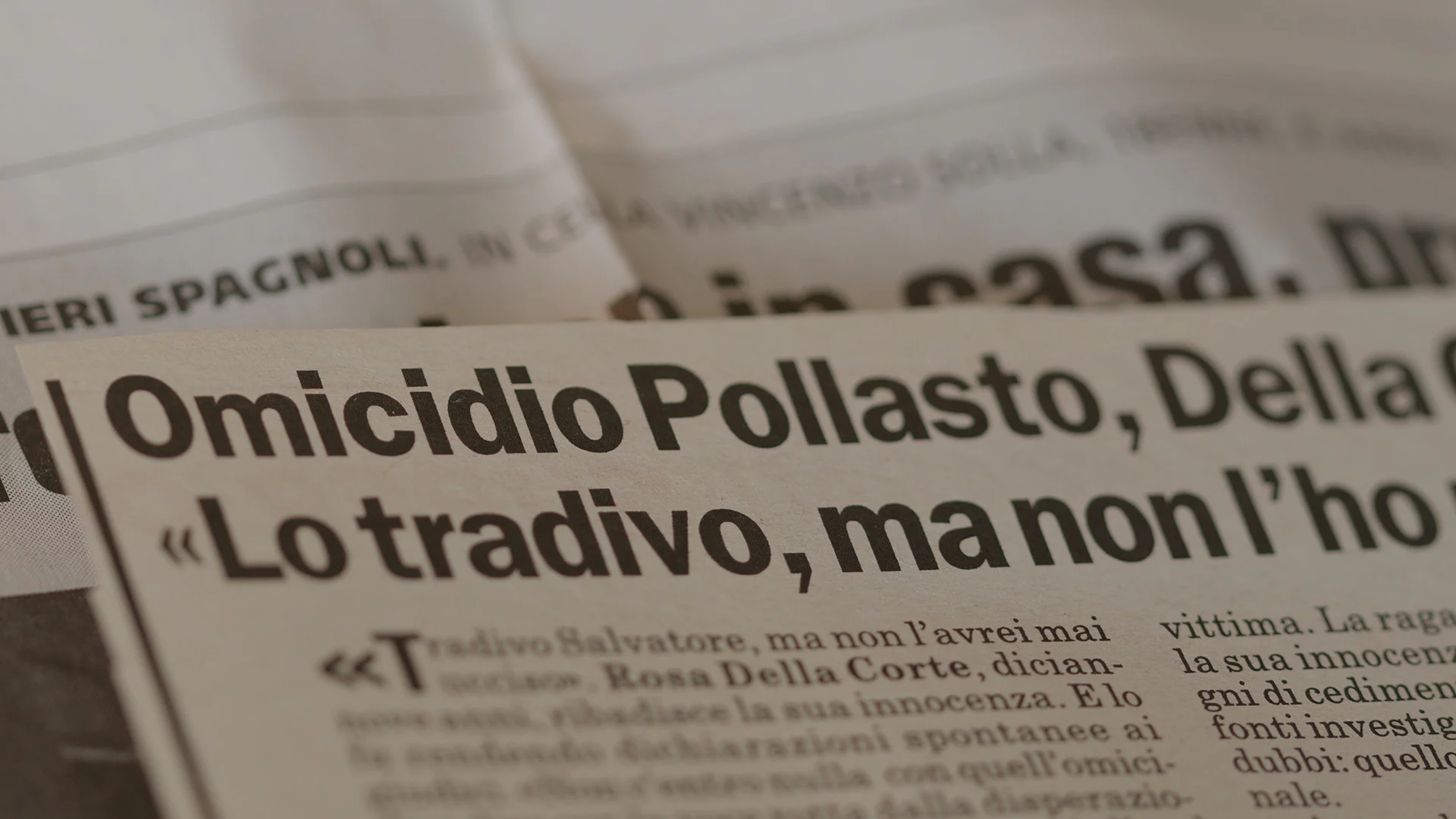 La modella assassina - &nbsp;La storia di Rosa Della Corte stagione 1